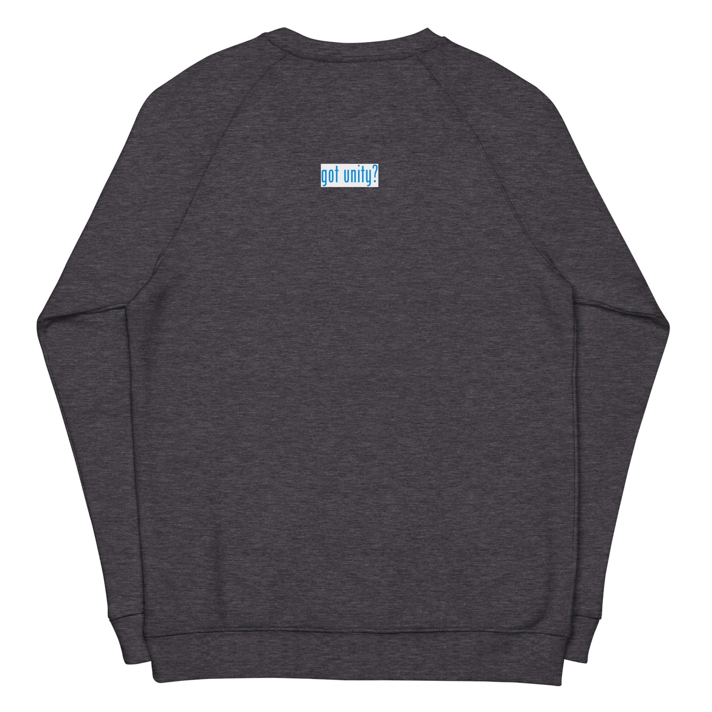 BSD UNDEFEATED got unity? - Unisex organic raglan sweatshirt